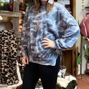 Camo sweater